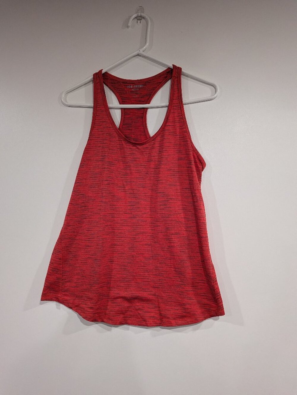 *3/$10* Joe Fresh Space Dye Racerback Tank Coral Pink Size Medium